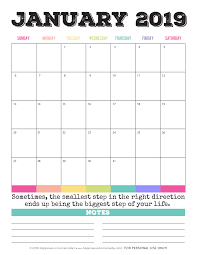 Free Printable Calendars For 2018 And 2019 This Free Printable Monthly Calendar Printable Calendar Pages Free Printable Calendar Monthly Free Monthly Calendar