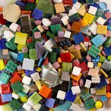 Broken Reworked And Salvaged Mosaic Assortment 1 Pound Mosaic Art Supplies Mosaic Tiles Mosaic Crafts