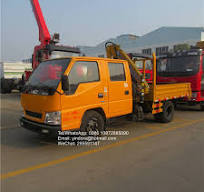 New JMC 3 Ton Double Cabin Boom Truck Crane - Telescopic ...
