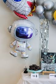 Easy ideas for space themed party decorations, food, games and favors. Dax S Stellar Space Party Pretty Real