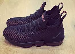 Nike dri fit lebron james black lion logo cosmic t shirt size xl nike tee. Lebron James Provides First Look At Black Red Nike Lebron 16 Lakers Nation