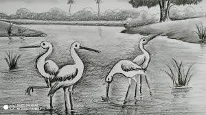 Very Easy Pencil Sketch Scenery Drawing For Kids Village Scenery Drawing How To Draw River Side Youtube How to draw easy pencil sketch landscape pahar. very easy pencil sketch scenery drawing for kids village scenery drawing how to draw river side