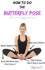 Reclined butterfly pose bolster under knees titles in english and sanskrit many yoga poses have multiple titles because of differences in their sanskrit to english title translation or a specific title becoming popular because of it's common usage amongst yoga teachers and yoga practitioners. Pin On Exercise Pointers