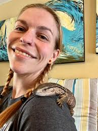 Cat and Sandy Brown with Romans our baby black throat