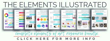 I also bundle the elements, principles, and. Elements Of Art Definitions Free Printable Resources The Kitchen Table Classroom