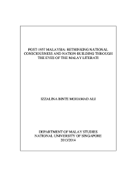 (wsm) was set up to spearhead the development of as your partner in management development and applied learning wsm has the expertise and capabilities to develop intellectual capital and. Pdf Post 1957 Malaysia Rethinking National Consciousness And Nation Building Through The Eyes Of The Malay Literati Izzalina Mohamad Ali Academia Edu