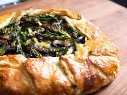 Asparagus Mushroom Leek And Cheese Galette Recipe Recipe Recipes Galette Recipe Serious Eats