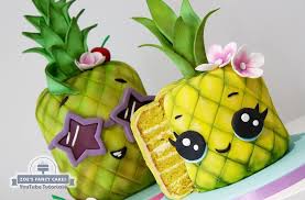 Todays Pineapple Cake Tutorial Is Now Here We Hope You Enjoy It There Is Link In Our Bio Made Using Renshaw Pineapple Cake Zoes Fancy Cakes Blackberry Cake