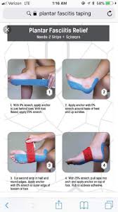Kt Taping For Plantar Fasciitis Plantar Fasciitis Taping Plantar Fasciitis Foot Health