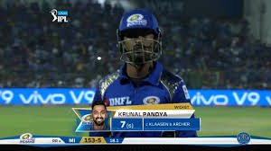 Mumbai indians have come alive with three consecutive wins. M21 Rr Vs Mi Krunal Pandya Wicket