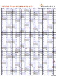 Die folgende übersicht zeigt, wann in welchen bundesländern die herbstferien, weihnachtsferien, winterferien, osterferien, pfingstferien und sommerferien sind. Feiertage 2014 Nordrhein Westfalen Kalender