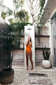10 Inspiring Outdoor Shower Ideas Design Addict Mom Outdoor Shower Garden Shower Outside Showers
