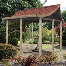 Grange Oriental Pergola Pergola Garden Structures Patio Stones