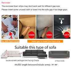 The sitting space is smaller because the armrests and back rest support cut into these measurements. Mingfuxin Solid Color Sectional Sofa Cover 1 2 3 Seater Stylish Furniture Protector For I L Shape Sofa Couch Sectional Slip Resistance Slipcover Grey Buy Online At Best Price In Uae Amazon Ae