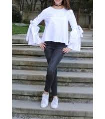 Baglamali Ispanyol Kol Beyaz Gomlek 49 90 Tl Ye Www Itsmoda Com Da Giyim Ust Giyim Gomlek