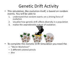 The philosophical chairs activity will allow the students to verbally articulate an argumentative position while specifically using textual evidence in order to be able to defend his. Genetic Drift Activity Ppt Download
