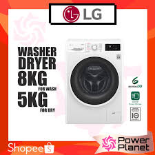 Thus, the utility price for gas is cheaper than electricity. Lg Fc1408r4w Washer Dryer 8kg 5kg Inverter Washing Machine Shopee Malaysia