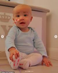 Please tell me what you think of her. Ashley Cain Celebrates His Daughter Azaylia Turning Seven Months Old Amid Her Leukaemia Battle London News Time