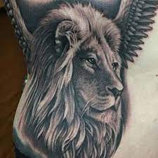 Lion By Bob Tyrrell Lion With Wings Tattoo Lion Tattoos