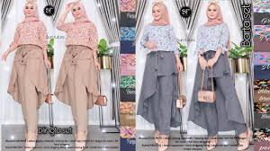 Baju tunik setelan fashion hijab celana kulot modis dan murah. Terbaru 2021 40 Model Setelan Celana Kulot Masa Kini Murah Berkualitas Youtube