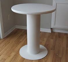 Once Covered This Could Make For A Possible Nightstand Table Bedside Table Diy Diy Cocktail Table Pub Table