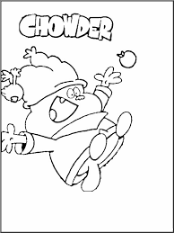 You can mix and match them in order to preserve continuity and attention. Free Printable Coloring Pages Chowder 9