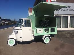 Piaggio Ape Classic With Salesunit For Kaffee Made In Holland Streetfood Mobiler Verkaufsstand Verkaufsstand