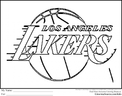 Lakers logo png you can download 21 free lakers logo png images. Lakers Coloring Page Coloring Home