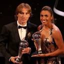 Luka Modric and Marta win Fifa player of the year awards in London ...