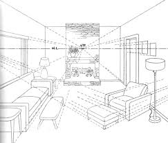 How To Draw A Room With Perspective Drawing Tutorial Of A Living Room How To Draw Step By Step Drawing Tutorials Perspective Drawing Lessons Perspective Drawing Room Perspective Drawing