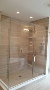 Frameless Shower Door With An Inline Panel And 90 Return Panel Chrome Finish And 3 8 Clear Tempered Glass Glass Tub Shower Doors Tub Doors