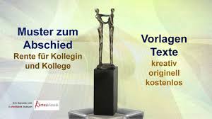 Einladung zum ausstand weil ich euch nun verlassen werde soll´s geben keinerlei beschwerde dass ich mich um den ausstand drücke und mache einfach so die mücke nein, nein, das ist nicht meine art die tradition bleibt schon gewahrt was sich gehört, muss auch so sein drum lade ich euch gerne ein autor: Texte Zum Abschied Und Ruhestand Rente Kollegen Artesklassik Skulpturen