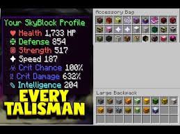 Join the hypixel skyblock stats and forum sweats discord servers. All Talismans Hypixel Skyblock King Talisman