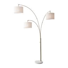 82h x 12 1/2w x 45d; Adesso 4026 26 Tropical Maui 3 Light 82 High Build Com