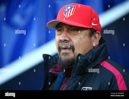 Atletico madrid assistant manager german burgos hi-res stock photography  and images