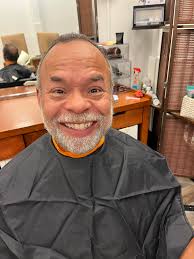 Look at this amazing transformation. This client got his hair cut as well  as beard shaped.