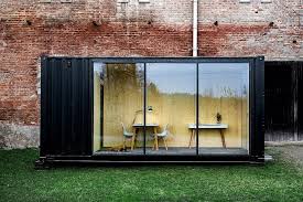 A Compact Office You Can Customize And Install Anywhere Gessato Container Office Shipping Container Office Container House