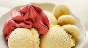 Vanilla Ice Cream With Raspberry Espuma