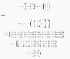 Matriks Operasi Matriks Rumus Contoh Soal Matriks Dan Jawabannya Lengkap Pelajaran Sekolah Online