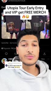 Replying to @everydaymusictaste Free shirts for Early Entry is amazing!!  #circusmaximustour #travisscottcharlotte #circusmaximuscharlotte  #utopiatourcharlotte #travisscottconcertcharlotte ...