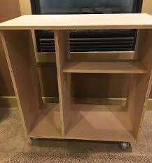 Diy Mini Refrigerator Storage Cabinet Free Plans Refrigerator Storage Mini Fridge Cabinet Apartment Storage