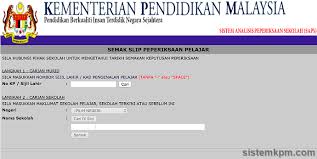 Usah risau, kini anda boleh membuat semakan sendiri untuk semua keputusan peperiksaan sama ada peperiksaan pertengahan tahun, akhir tahun atau peperiksaan percubaan bermula dari darjah 1 sampai lah tingkatan 5 menerusi sistem analisis peperiksaan sekolah (saps ibu bapa). Lebih Mudah Semakan Keputusan Peperiksaan Secara Online Melalui Saps Eraz Fadli