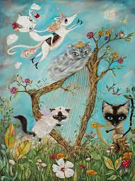 Cats Unicorn Cat Lover Gift Cat Wall Art Crazy Cat Lady Etsy In 2021 Cat Wall Art Etsy Art Prints Art