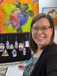 Making traditional cookie cutter ornaments