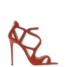 Jimmy Choo Leslie Stiletto Sandals In Red Size Chart