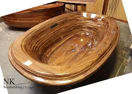 These art pieces are completely stabilized, waterproof and smooth to the touch. Nk Woodworking Design Wooden Bathtub Wood Bathtub Wood Tub
