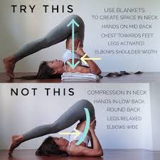 Yoshie Roux Chabert On Instagram I Ve Received Some Comments About The Discomfort In Neck While In Shou Plow Pose Yoga Yoga Tutorial Yoga For Beginners