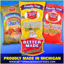 Pin By Lima Beads On All Things Michigan Michigan Made Products Better Made Chips Michigan