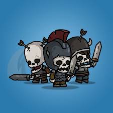 Medieval Skeleton Knight 3 Packs 2d Character Sprite Tokegameart Cool Animations Character Design Art Base