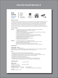 Sample job application letter for a security officer to apply for jobs as a security guard, security personnel, a security guard with experience, and a sincerely yours, (your name). Security Guard Resume 3 Example Security Guard Guard Resume